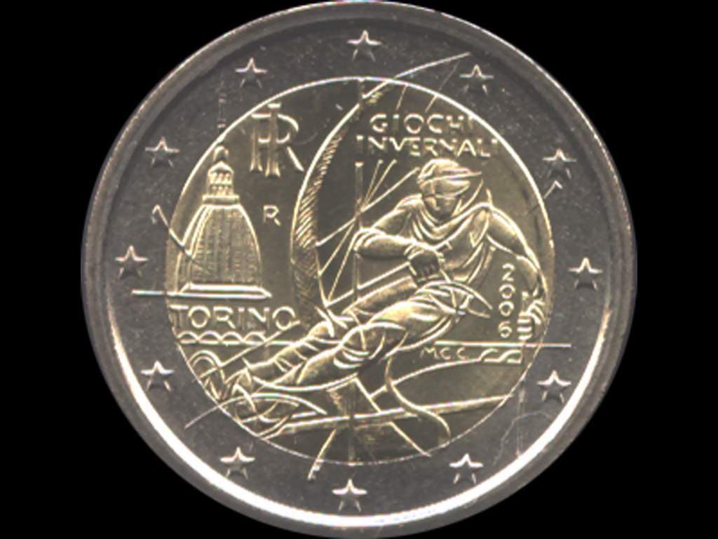 Itálie 2 EUR 2006 - pamětní olympiáda