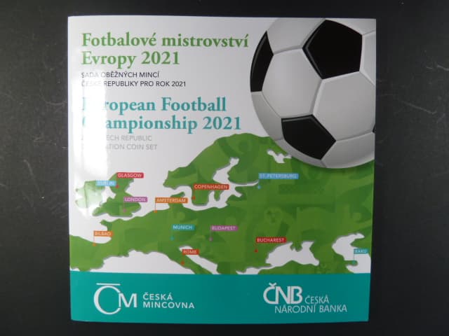 sada 2021 s motivem ME ve fotbale, náklad 2000 ks