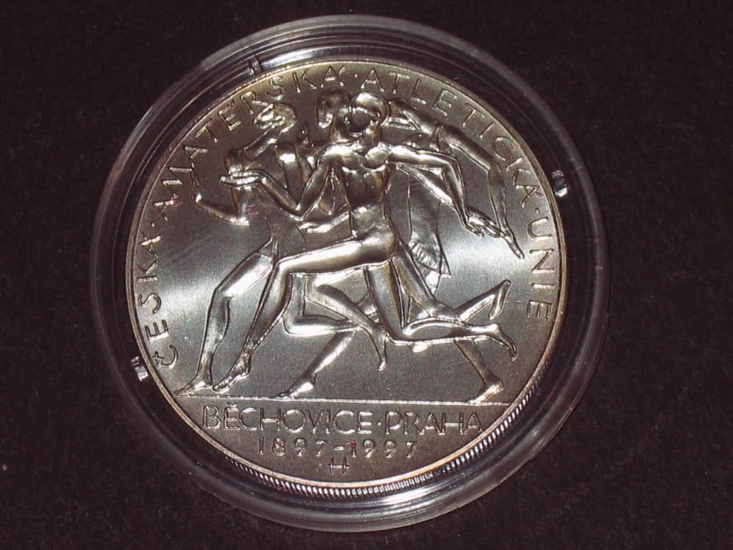 200 Kč 1997, 100. výročí běhu Běchovice - Praha