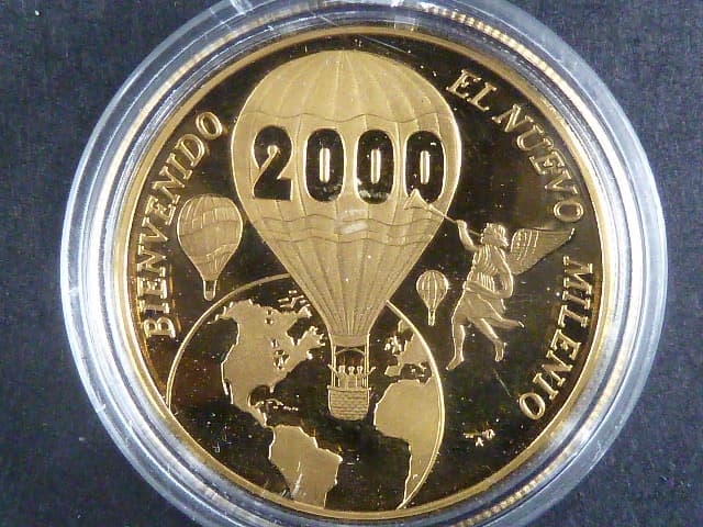 50 Pesos 2000 Milénium, 1/2 OZ, Ag 0,999