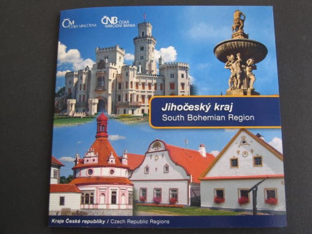 sada 2009 s motivem Jihočeský kraj + žeton, náklad 9968 ks