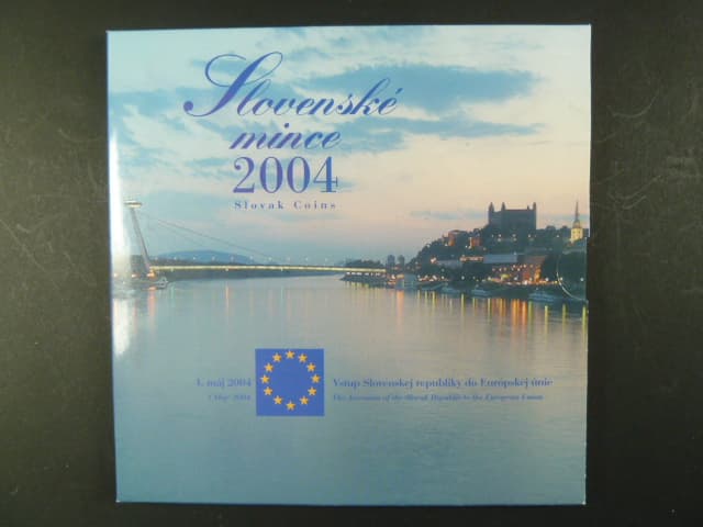 2004 ročníková sada mincí Vstup Slovenskej republiky do Európskej únie