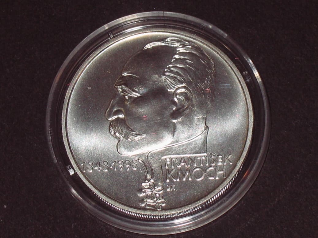 200 Kč 1998, 150. výročí F. Kmocha