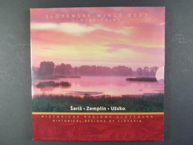 2005 ročníková sada mincí Historické regióny Sovenska - Šariš / Zemplín / Užsko