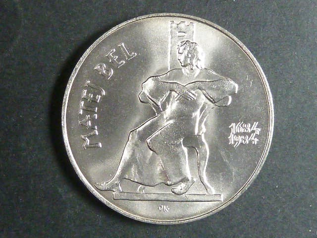 100 Kčs 1984, 300. výročí narození Matěja Bella
