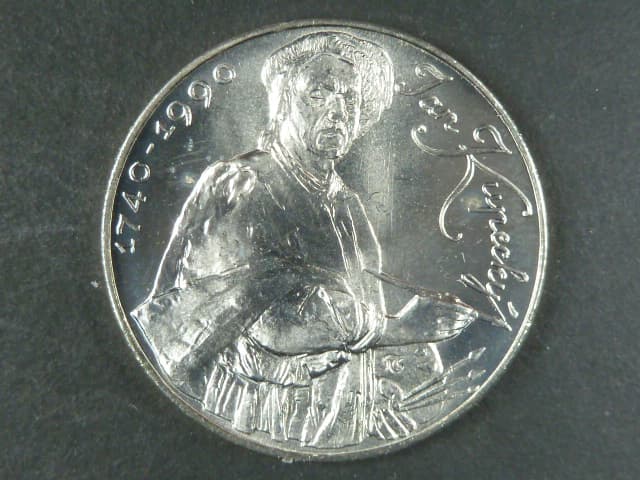 100 Kčs 1990, 250. výročí úmrtí J.Kupeckého