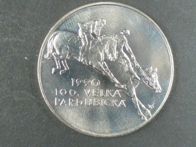 100 Kčs 1990, Velká Pardubická