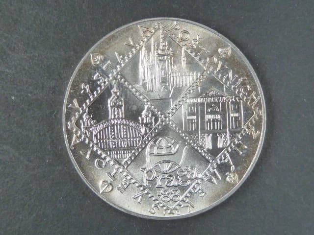 100 Kčs 1988, Světová výstava poštovních známek Praga 88