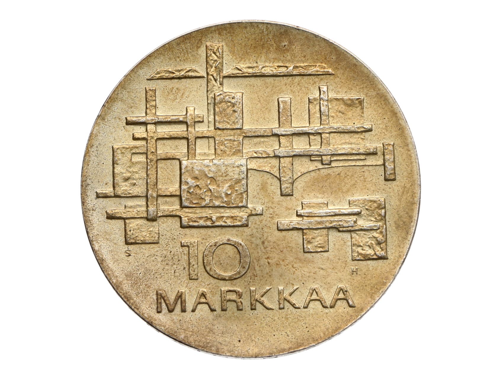 10 Markkaa 1967, 50. výročí samostatnosti, 23,75g, 0.900 Ag, 35mm, v původním obalu_