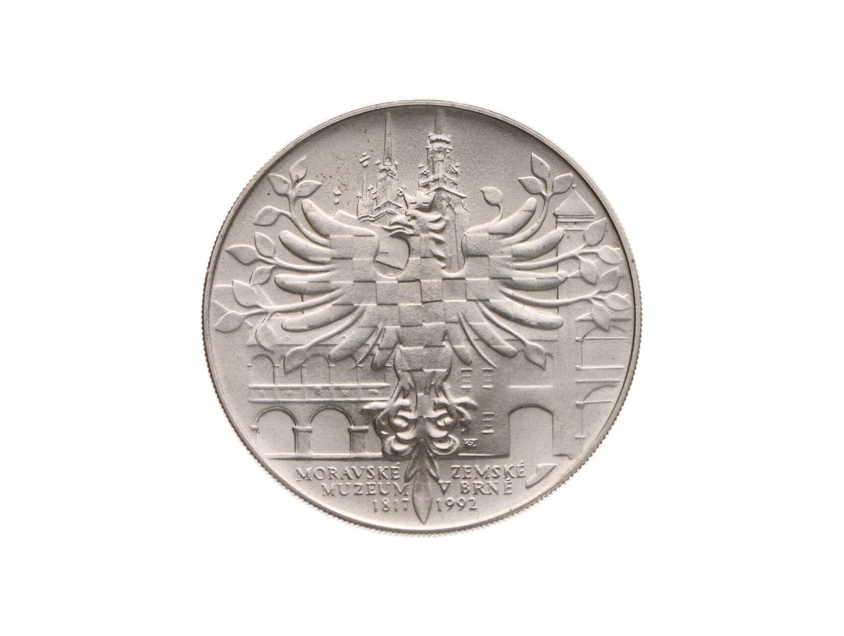 100 Kčs 1992, 175. výročí založení Moravského zemského muzea v Brně_