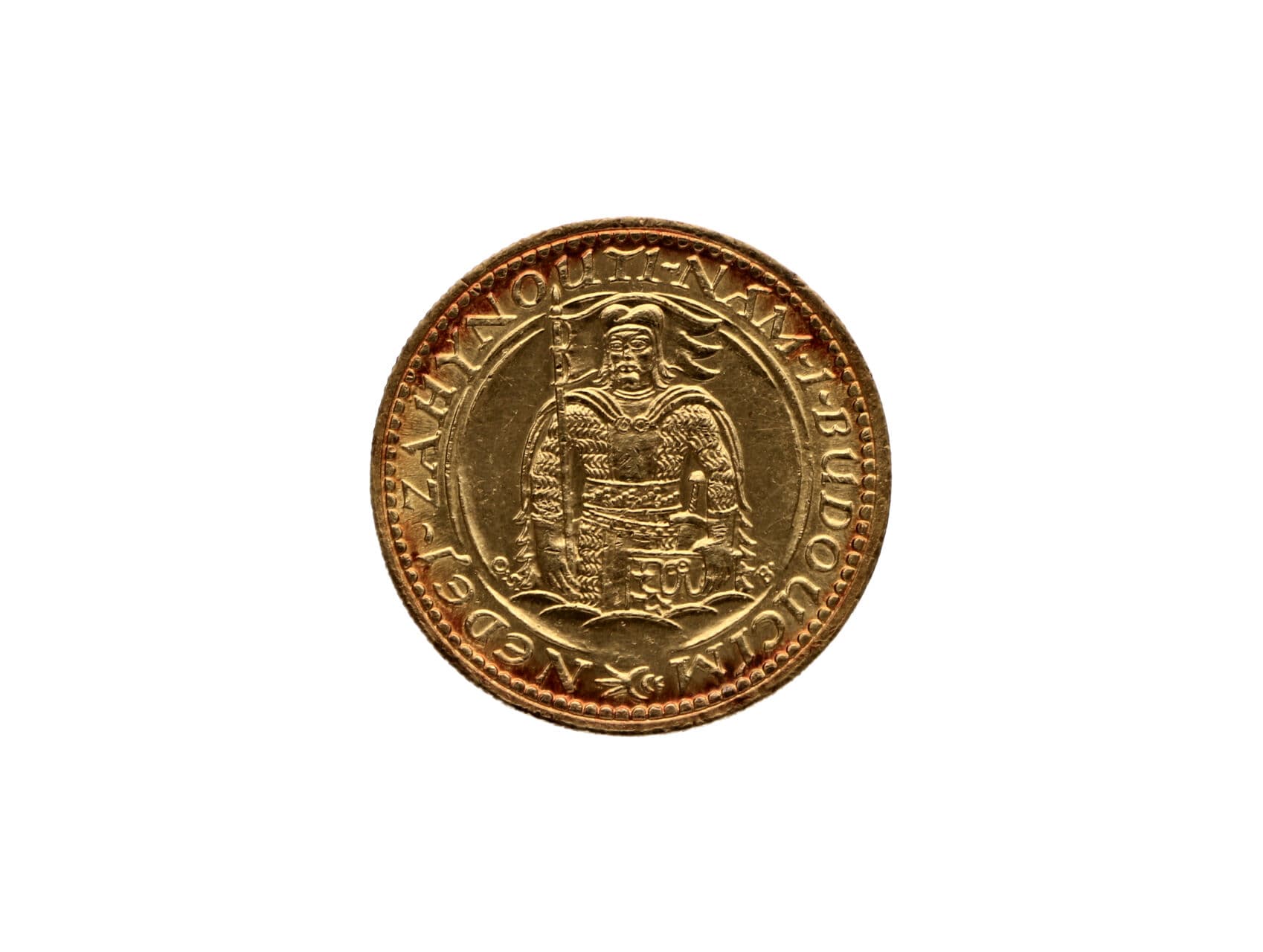Svatováclavský 1 dukát 1926, 3,491g, 0.986Au, 19,75mm, náklad 58,669, pěkná patina_