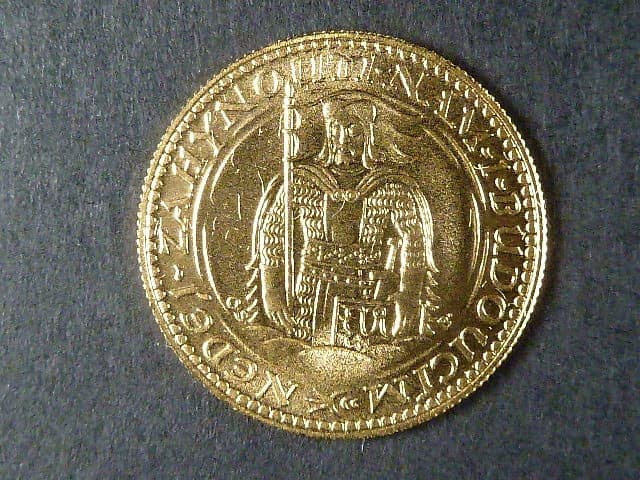 Dukát 1939 sv. Václav - novoražba 2022, náklad 180 kusů, certifikát, etue