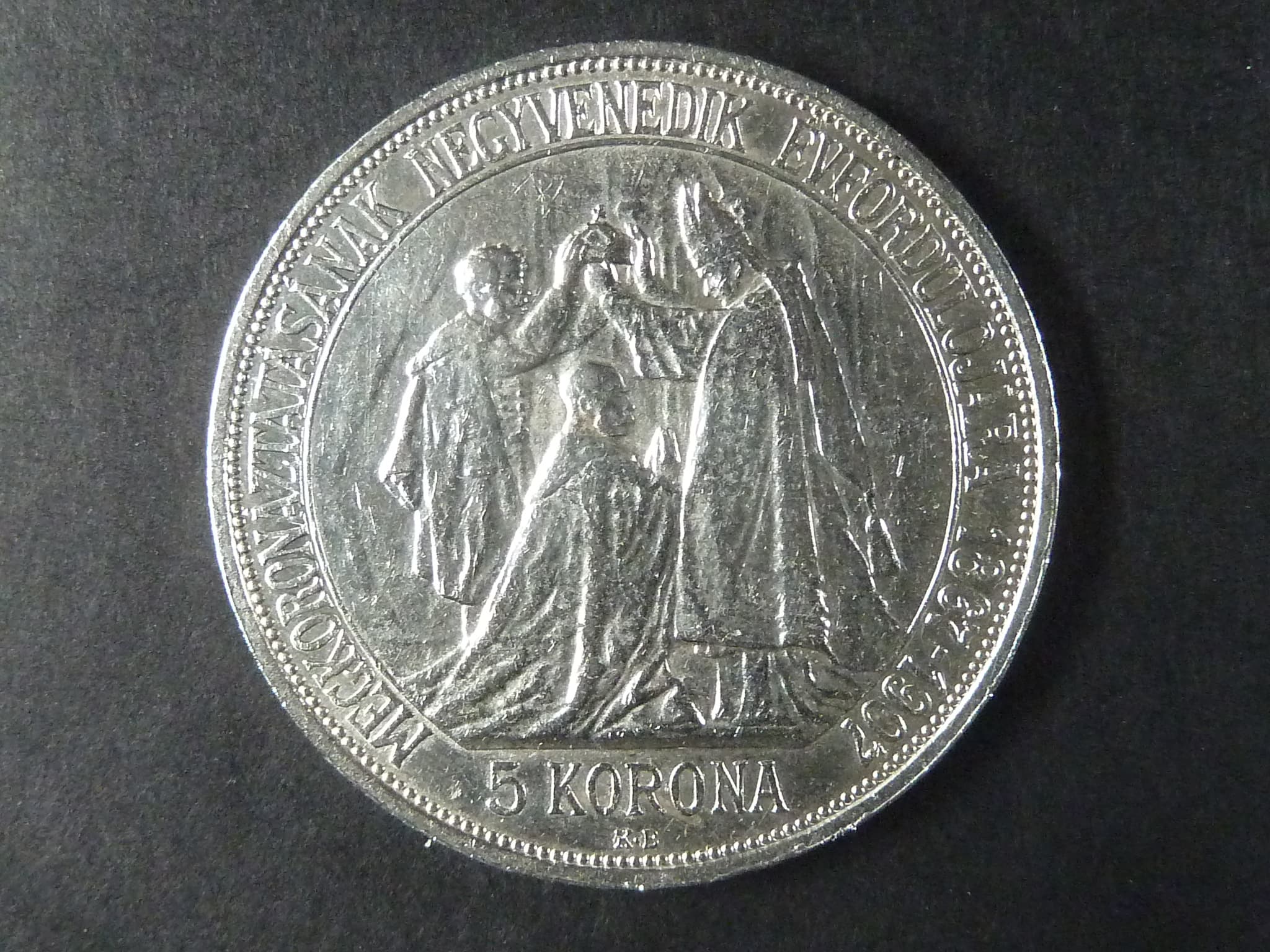 5 Koruna 1907 KB Jubilejní