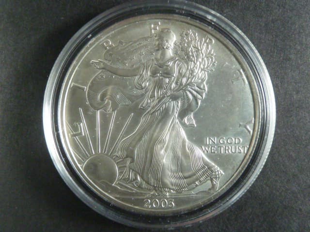 1 $ 2003 Liberty, 1 OZ Ag