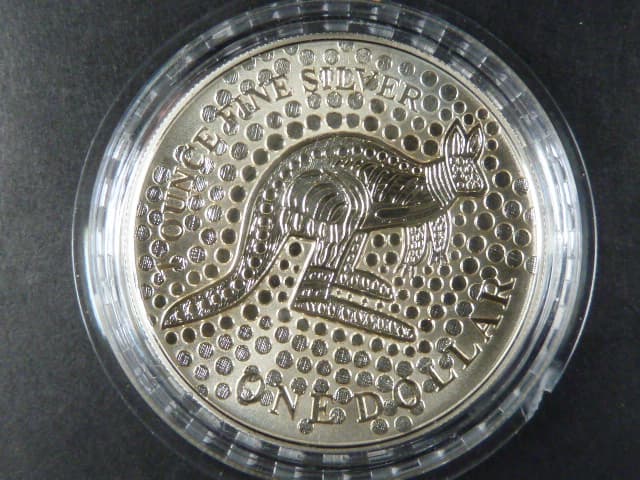 1 Dollars - 1 Oz Ag - Kangaroo 2001, kvalita proof, Ag 0.999, 31,1g, KM 590