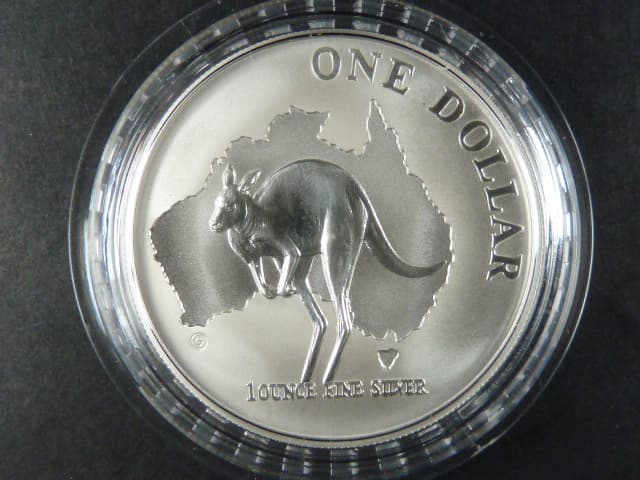 1 Dollars - 1 Oz Ag - Kangaroo 2000, kvalita proof, Ag 0.999, 31,1g, KM 490