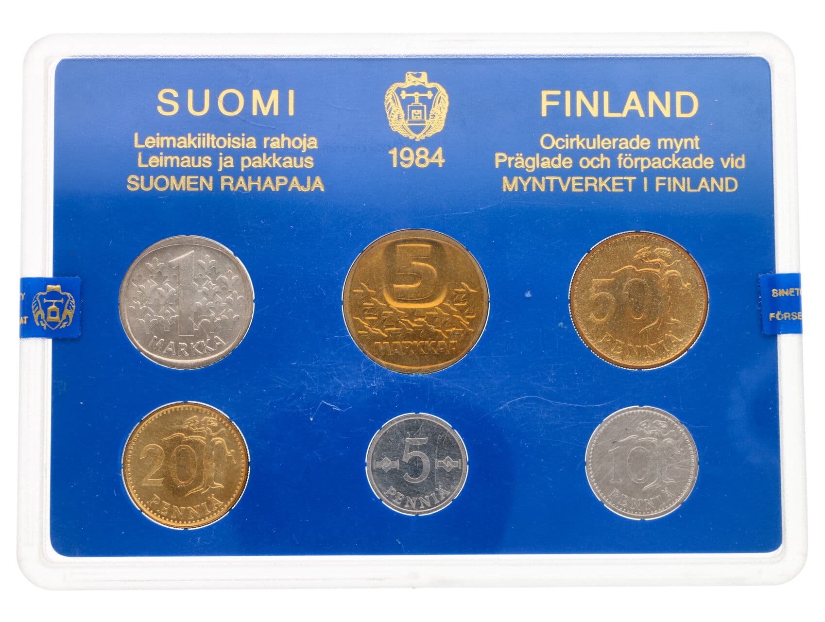 Sada oběžných mincí 1984 v plast. kartě_
