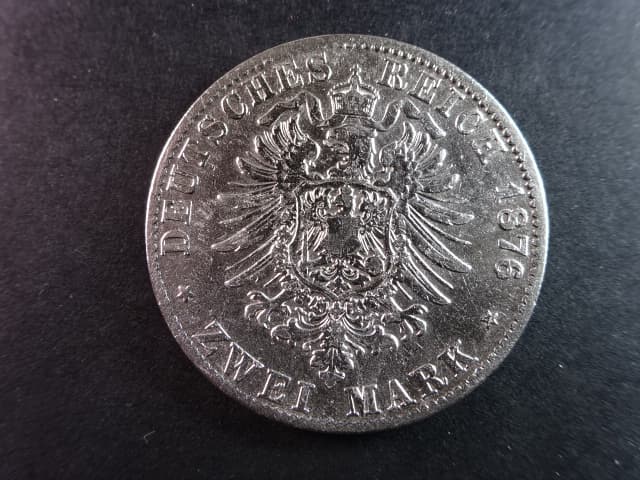 Baden, Friedrich I (1852-1907), 2 Mark 1876 G, J. 26, KM. 265