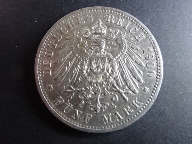 Baden, Friedrich I (1852-1907), 5 Mark 1900 G, J. 29, KM. 268