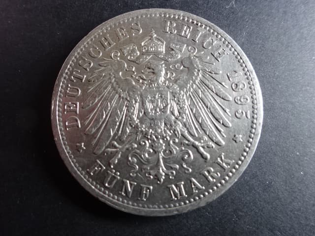 Baden, Friedrich I (1852-1907), 5 Mark 1895 G, J. 29, KM. 268