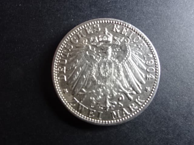 Baden, Friedrich I (1852-1907), 2 Mark 1904 G, J. 32, KM. 272