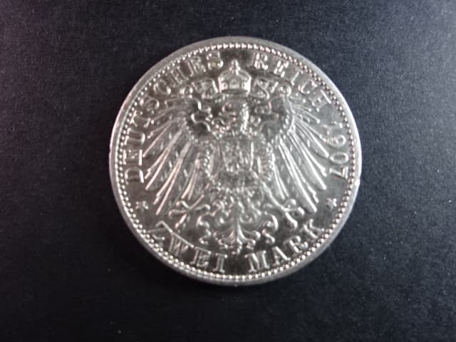 Baden, Friedrich I (1852-1907), 2 Mark 1907 G, J. 32, KM. 272