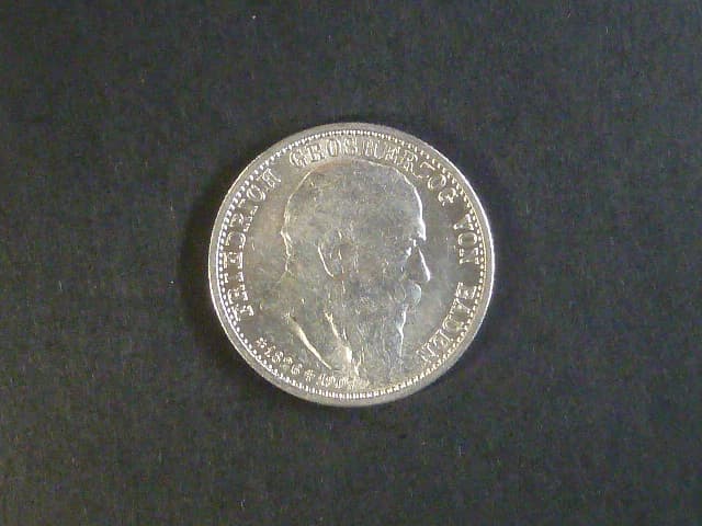 Baden, Friedrich I (1852-1907), 2 Mark 1907, J. 36, KM. 278