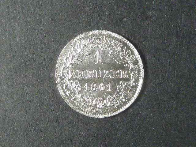 Bayern, Maximilian II., 1 Kreuzer 1861, KM. 858