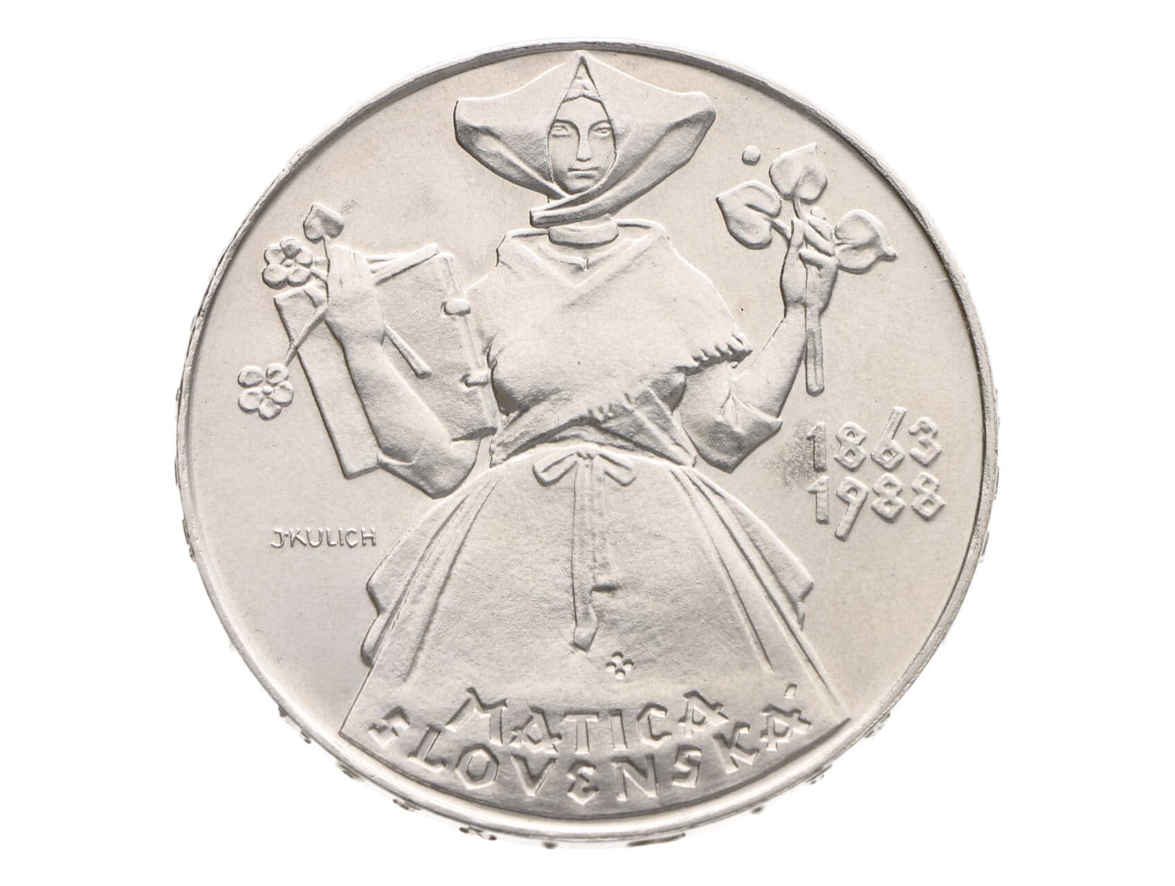 500 Kčs 1988, 125. výročí založení Matice Slovenské_