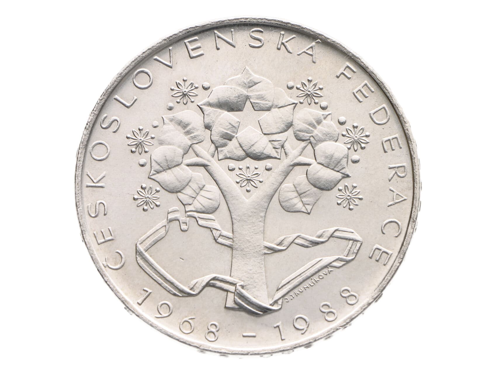 500 Kčs 1988, 20. výročí československé federace