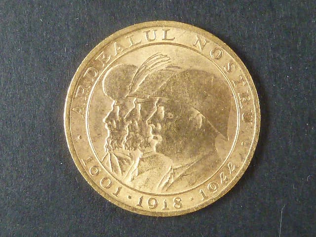 20 Lei 1944, 6,55g, Au 0.900