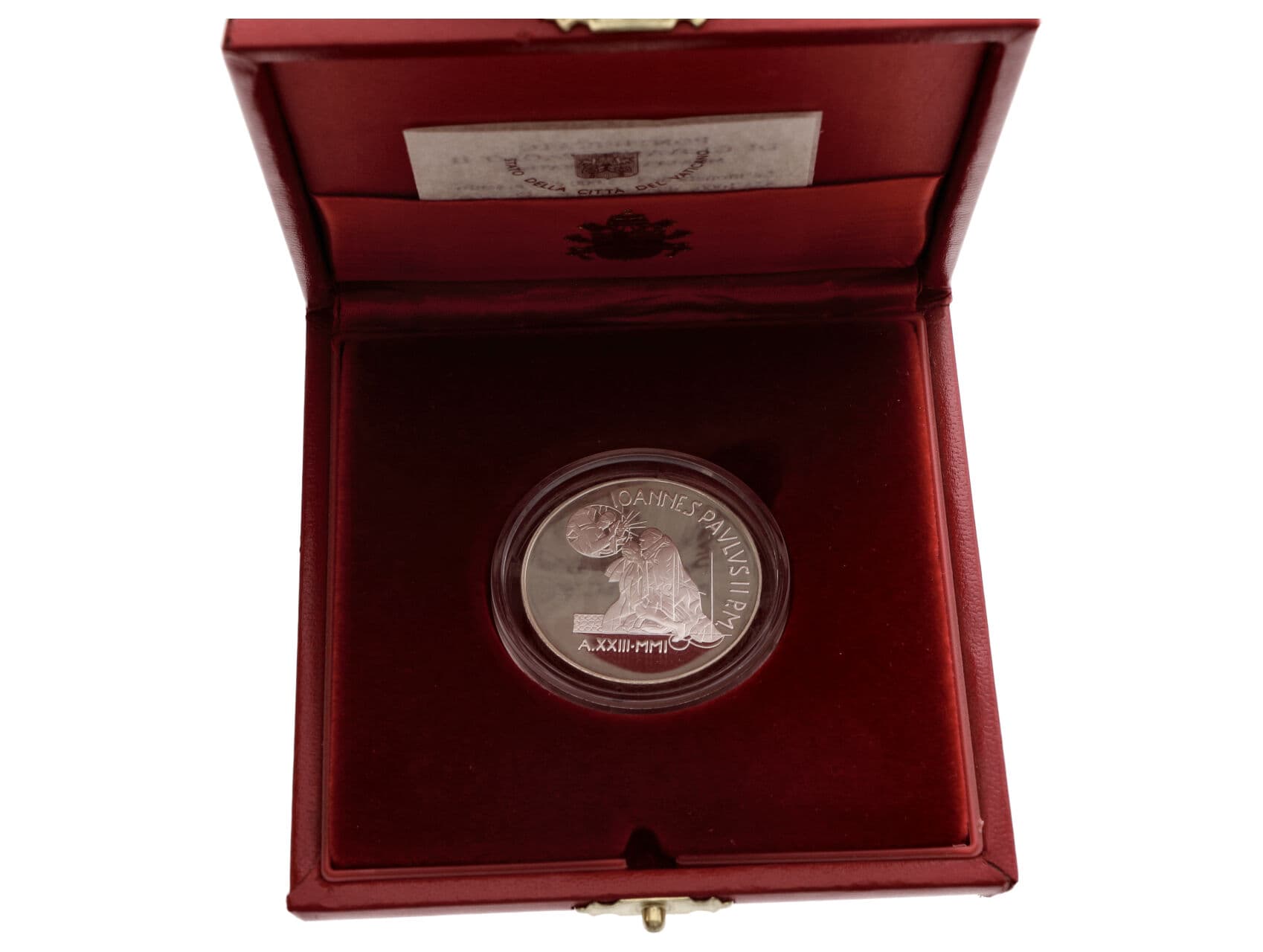 5000 Lira 2001 Velikonoční neděle, 0.835 Ag, 18g, etue a certifikát