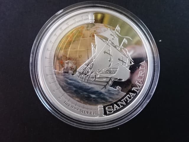 1 Dollar 2011 Santa Maria,  Ag 0,999, 1 OZ