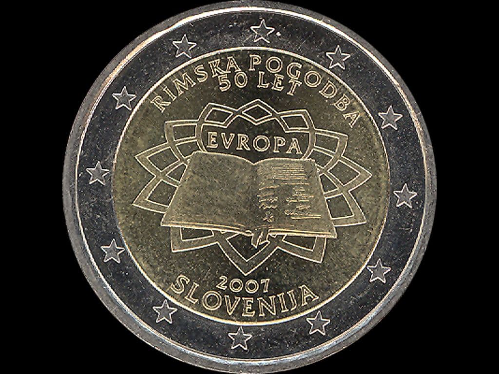 Slovinsko 2 EUR 2007 pamětní - SPOLEČNÉ VYDÁNÍ