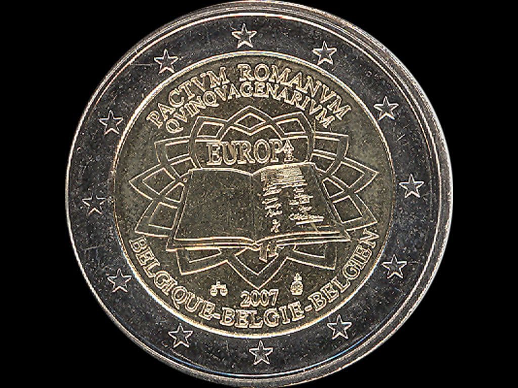 Belgie 2 EUR 2007 pamětní - SPOLEČNÉ VYDÁNÍ