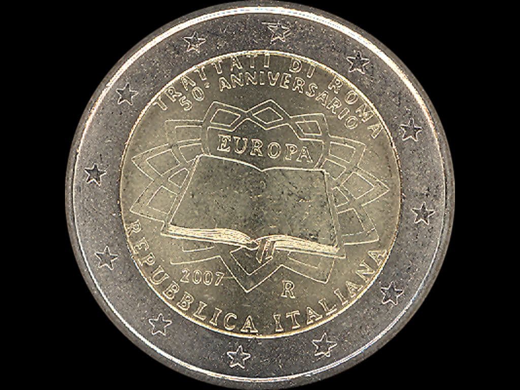 Itálie 2 EUR 2007 pamětní - SPOLEČNÉ VYDÁNÍ