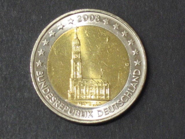Německo 2 EUR 2008 F pamětní