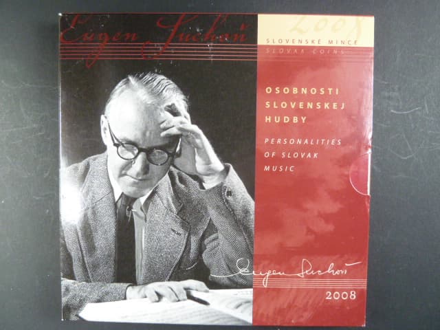 2008 ročníková sada mincí Eugen Suchoň + CD