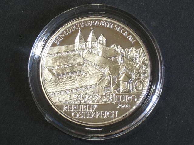 Rakousko 10 EUR 2008 Benediktinerabtei Seckau