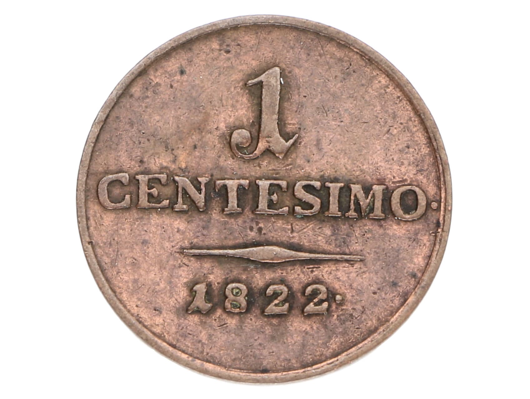 1 Centesimo 1822V_