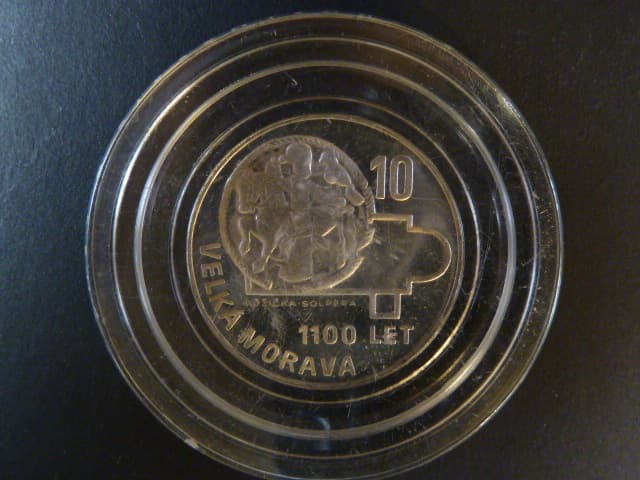 10 Kčs 1966, 1000. výročí Velké Moravy