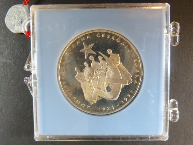 50 Kčs 1971, 50. výročí založení KSČ