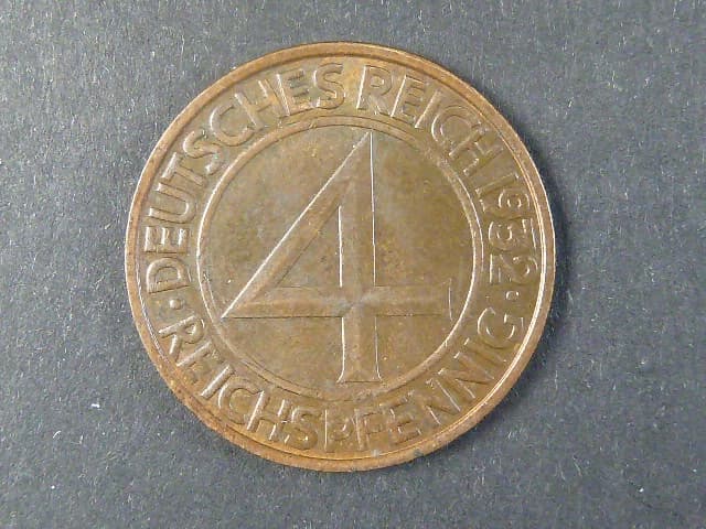 4 Reichspfennig 1932 A, J.315