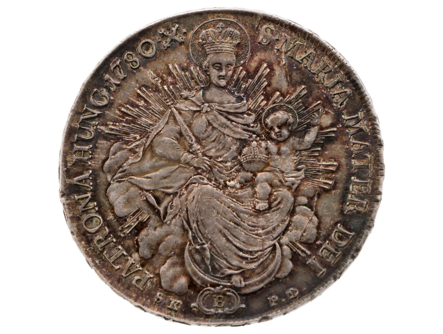 Tolar 1780 B/SK-PD, pěkná patina, drobná vada razidla_