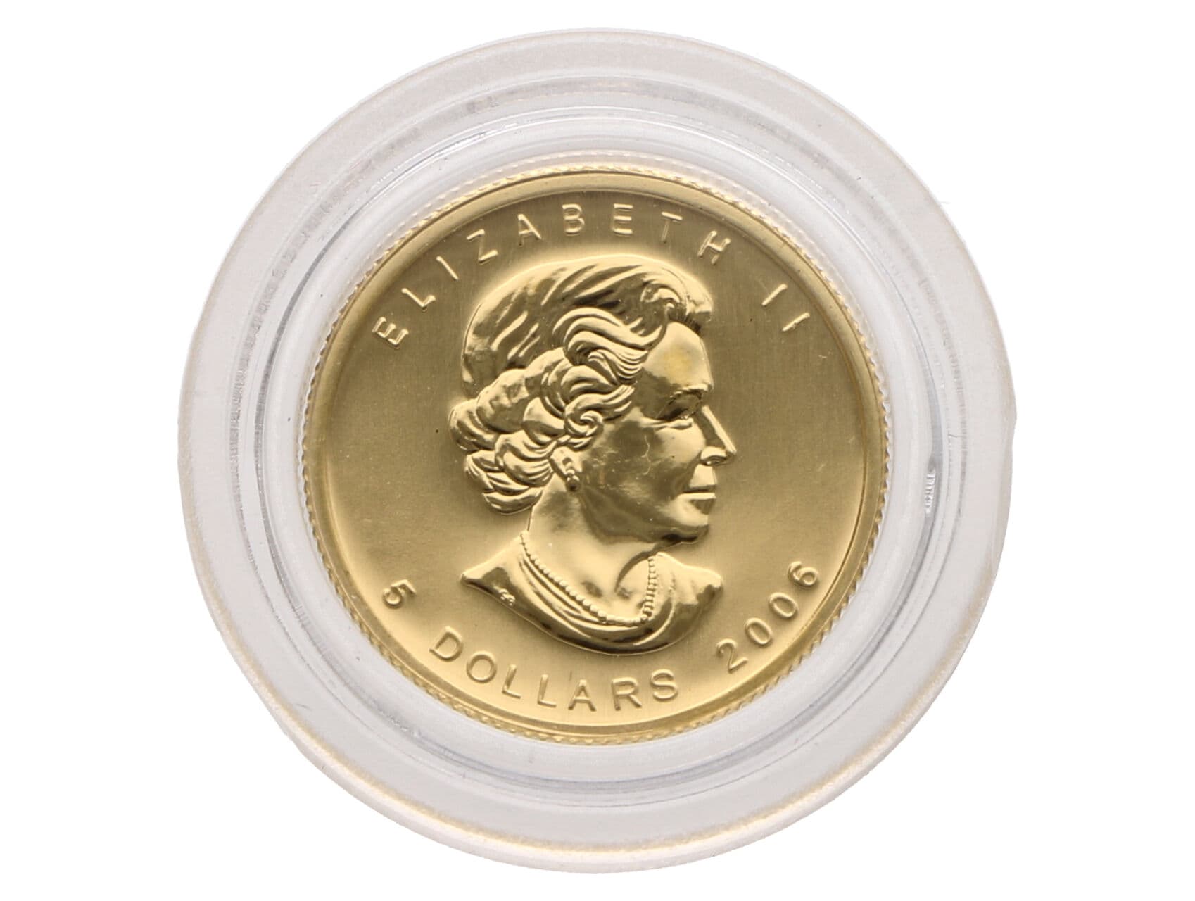 5 Dolarů 2006, Lipový list, 1/10 Oz, 0.999 Au