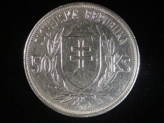 50 Ks 1944 Páté výročí vzniku slovenské republiky