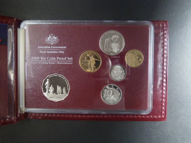 Sada mincí 2005 proof