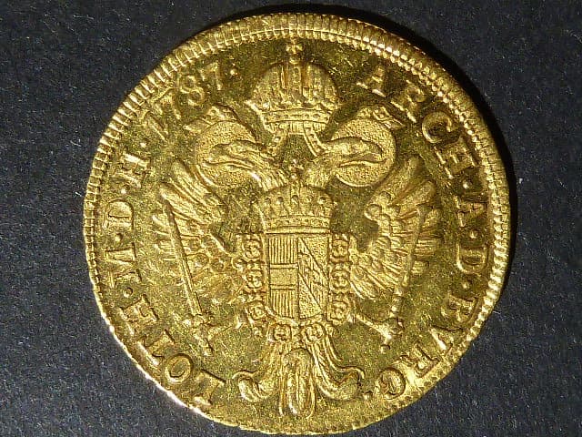 Dukát 1787 A, váha 3,49 g, N 55