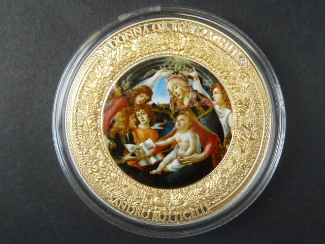10 Dollars 2015 Madonna of the Magnificat, 2 OZ Ag 999,9, náklad 1000 ks, etue, certifikát