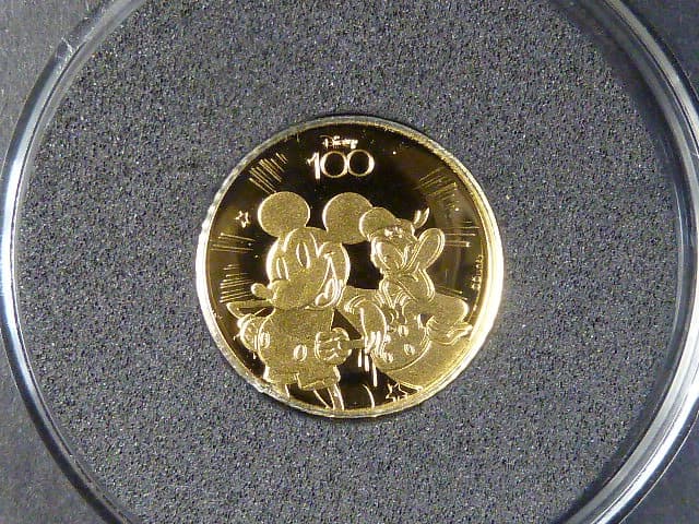10 dollars 2023 "Disney 100 years of wonder" 1.2 g, 999.9 Au + 6x 25 cents, KOMPLETNÍ sada